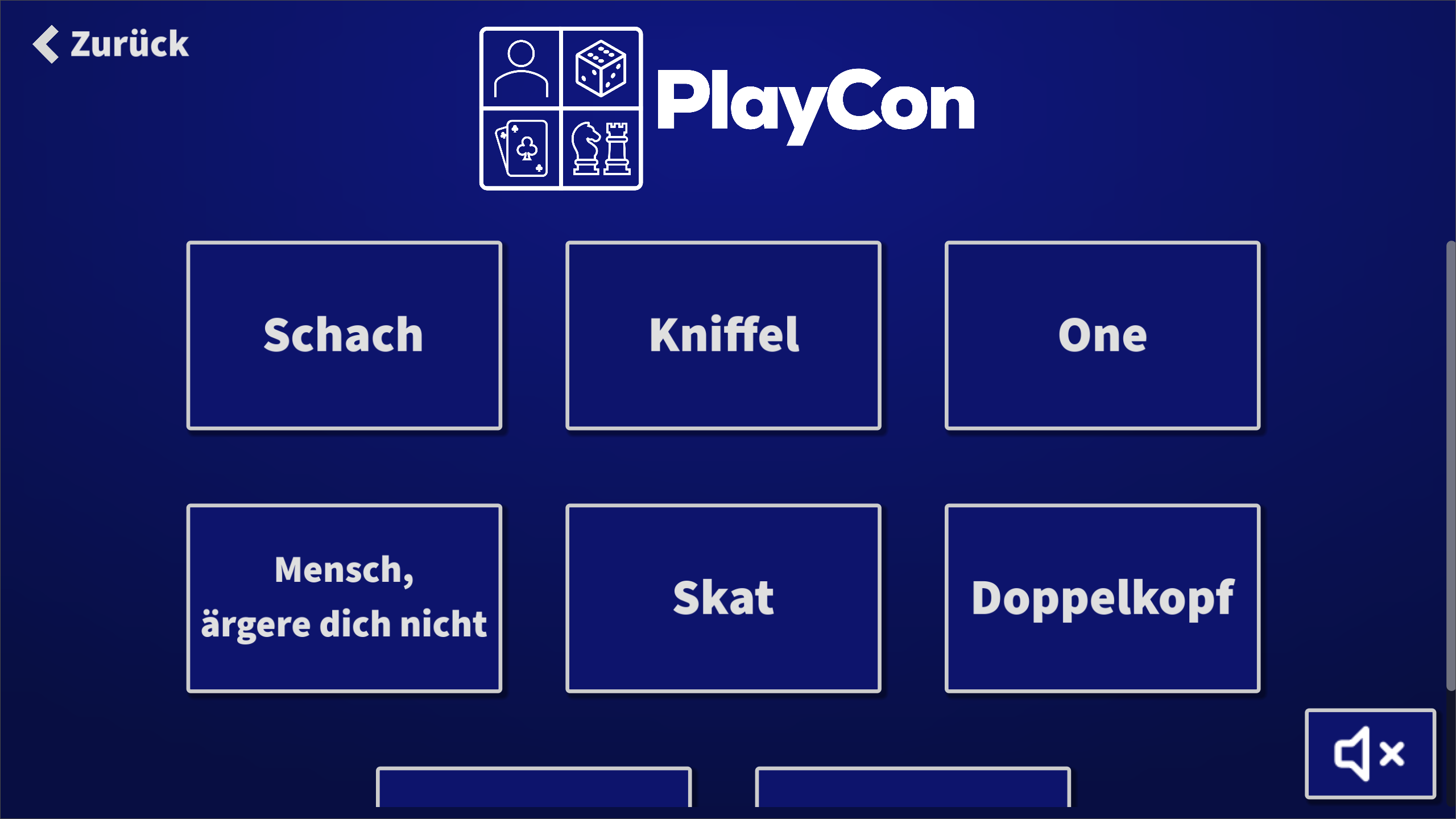 PlayCon Singleplayer Menu
